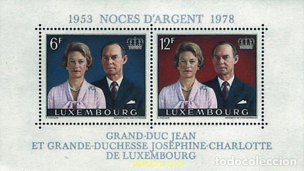 Stamps: 97736 MNH LUXEMBURGO 1978 BODAS DE PLATA DEL GRAN DUQUE Y LA GRAN DUQUESA DE LUXEMBURGO