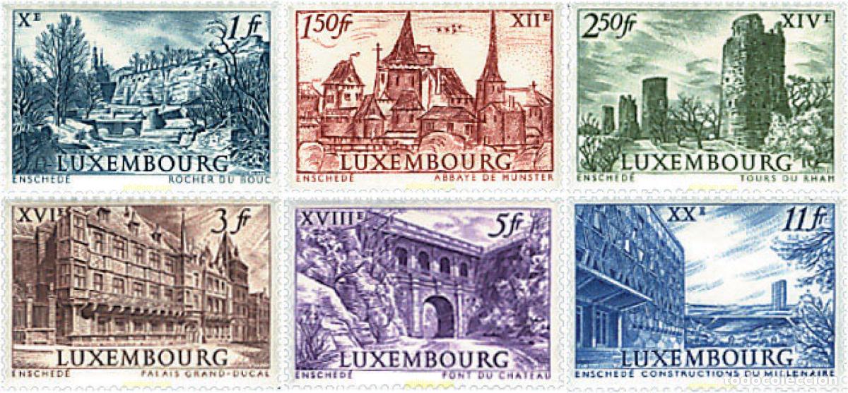 Stamps: 634559 MNH LUXEMBURGO 1963 MILENARIO DE LA CIUDAD DE LUXEMBURGO Y MELUSINA .EXPOSICION FILATELICA I