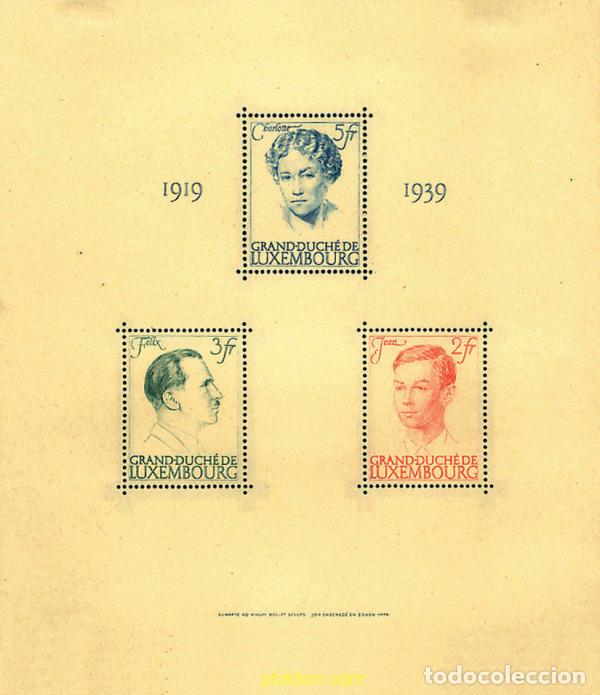 Stamps: 97719 MNH LUXEMBURGO 1939 20 ANIVERSARIO DEL REINADO DE LA GRAN DUQUESA CHARLOTTE