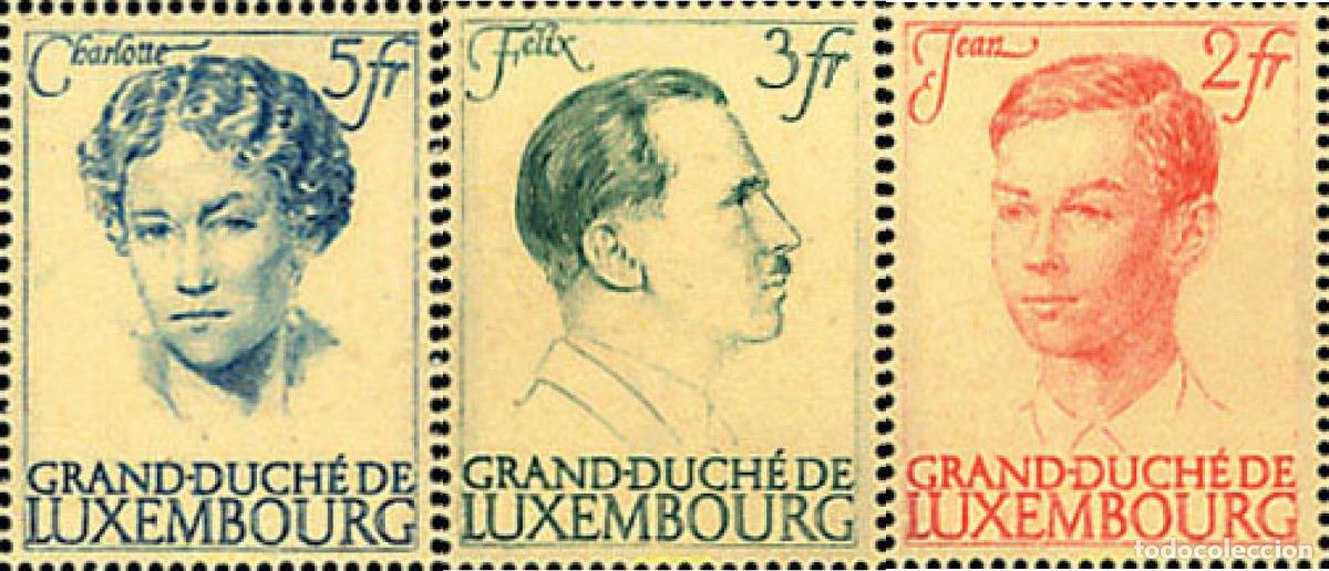 Timbres: 119390 HINGED LUXEMBURGO 1939 20 ANIVERSARIO DEL REINADO DE LA GRAN DUQUESA CHARLOTTE