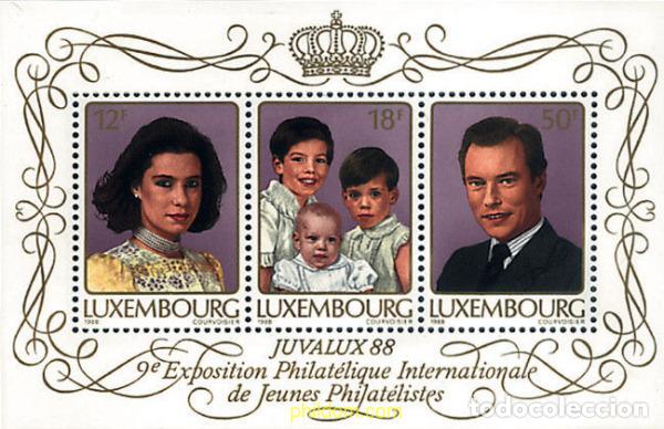 Selos: 97747 MNH LUXEMBURGO 1988 JUVALUX 88. EXPOSICION FILATELICA INTERNACIONAL JUVENIL