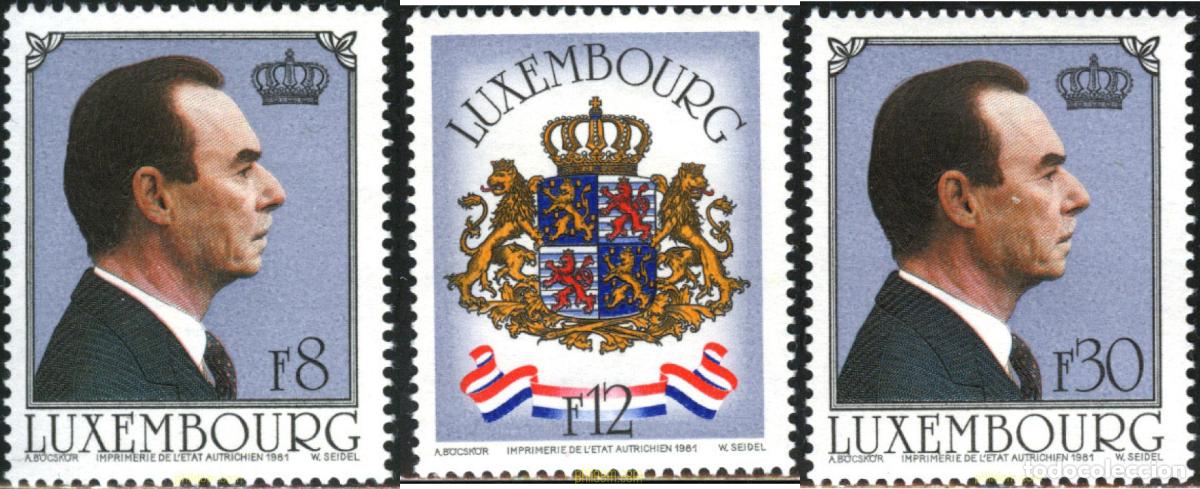 Selos: 119429 MNH LUXEMBURGO 1981 60 ANIVERSARIO DEL NACIMIENTO DEL GRAN DUQUE JEAN