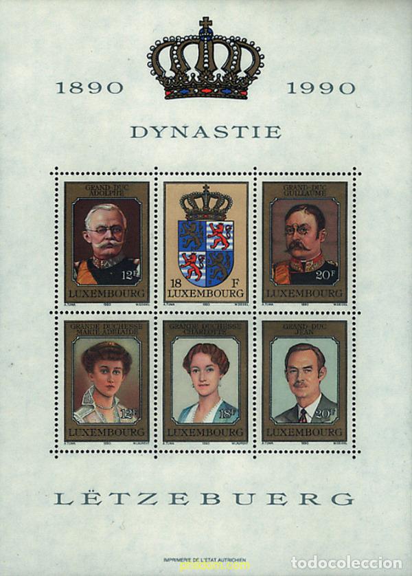 Selos: 97748 MNH LUXEMBURGO 1990 CENTENARIO DE LA DINASTIA