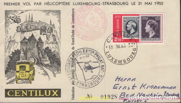 Selos: 660342 MNH LUXEMBURGO 1952 CENTENARIO DEL SELLO Y CENTILUX. EXPOSICION FILATELICA