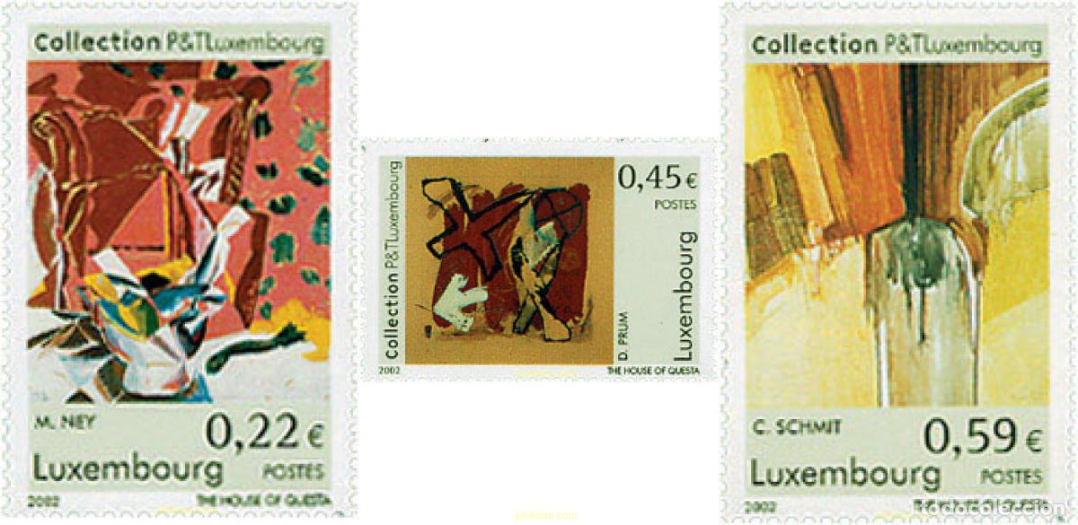 Sellos: 98521 MNH LUXEMBURGO 2002 COLECCION DE ARTE DE LA P&T LUXEMBOURG