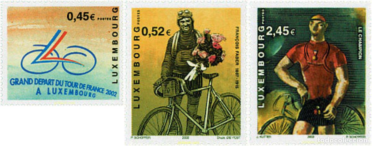 Selos: 98523 MNH LUXEMBURGO 2002 SALIDA DEL TOUR DE FRANCE 2002