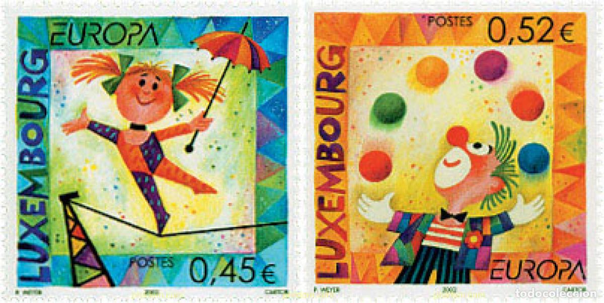 Selos: 98525 MNH LUXEMBURGO 2002 EUROPA CEPT 2002 - EL CIRCO