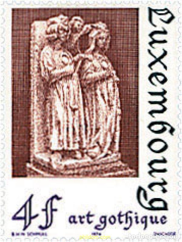 Selos: 306951 MNH LUXEMBURGO 1974 ARQUITECTURA GOTICA