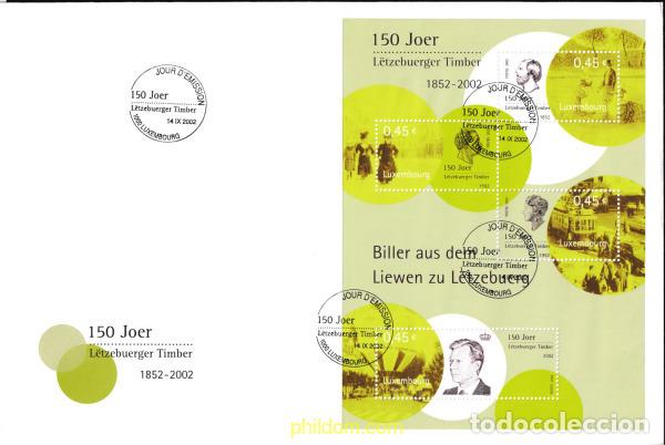 Sellos: 434199 MNH LUXEMBURGO 2002 150 ANIVERSARIO DEL SELLO
