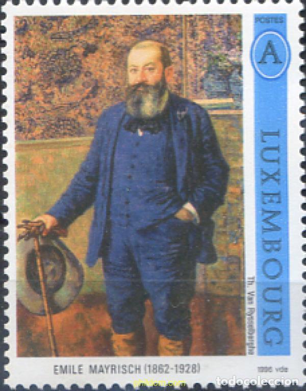 Sellos: 119573 MNH LUXEMBURGO 1996 HOMENAJE A EMILE MAYRISCH, INDUSTRIAL LUXEMBURGUES