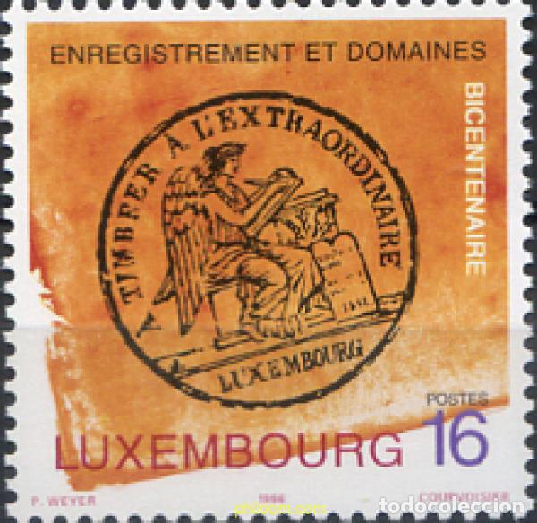 Sellos: 119592 MNH LUXEMBURGO 1996 BICENTENARIO DE LA OFICINA DE GESTION DE DOMINIOS
