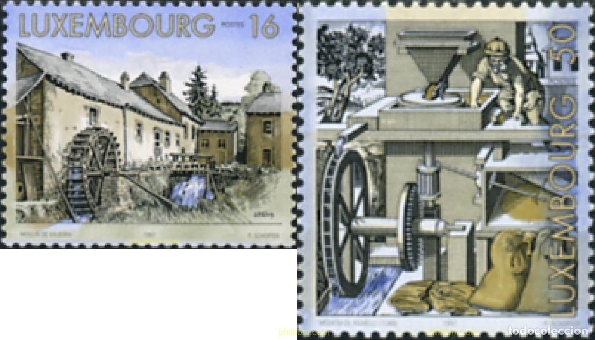 Sellos: 119599 MNH LUXEMBURGO 1997 MOLINOS DE AGUA