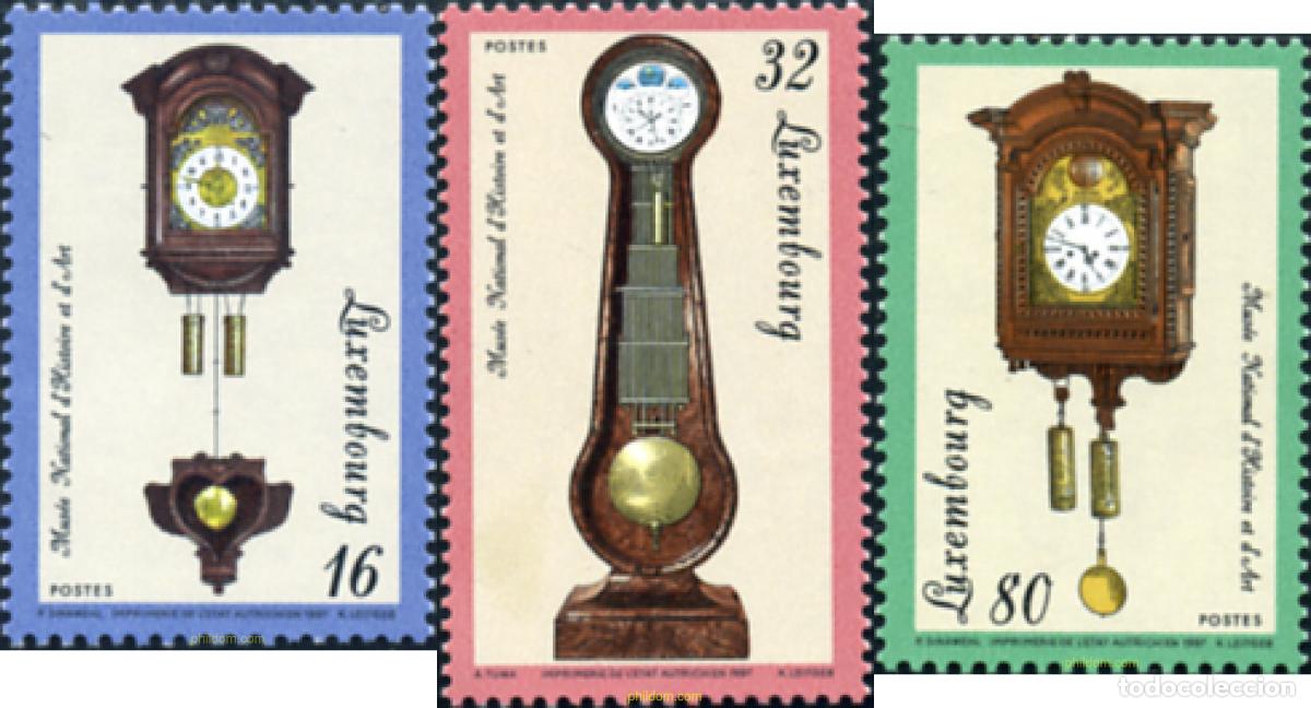 Sellos: 119597 MNH LUXEMBURGO 1997 RELOJES