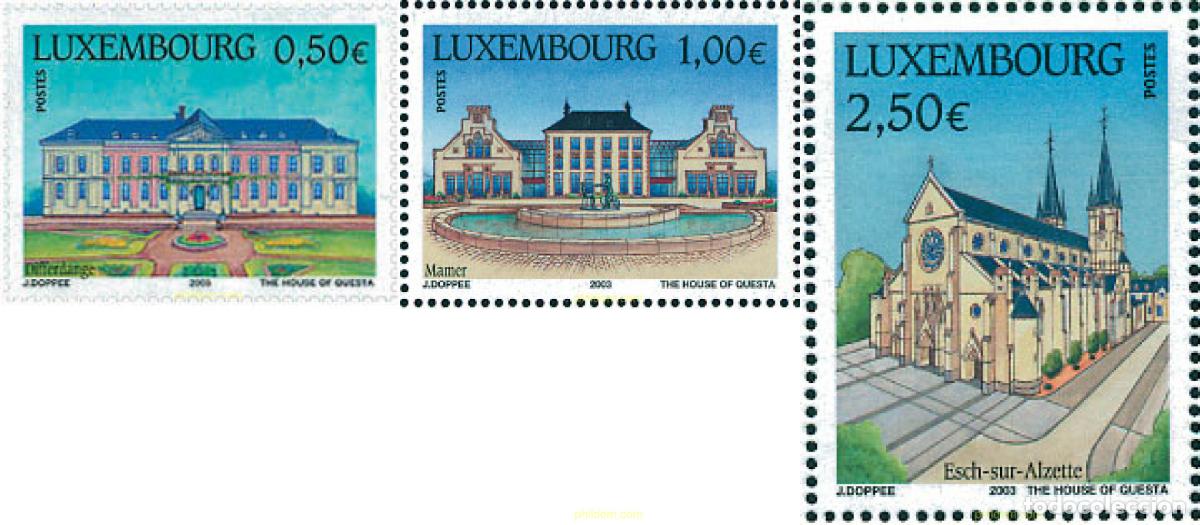 Timbres: 123734 MNH LUXEMBURGO 2003 TURISMO