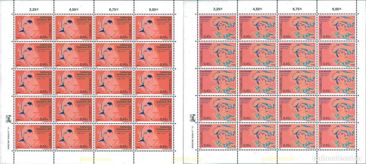 Timbres: 123733 MNH LUXEMBURGO 2003 MUJERES CELEBRES