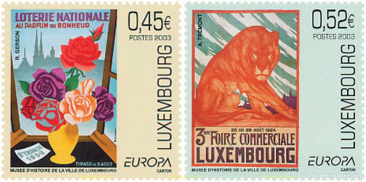Sellos: 124971 MNH LUXEMBURGO 2003 EUROPA CEPT. ARTE DEL CARTEL