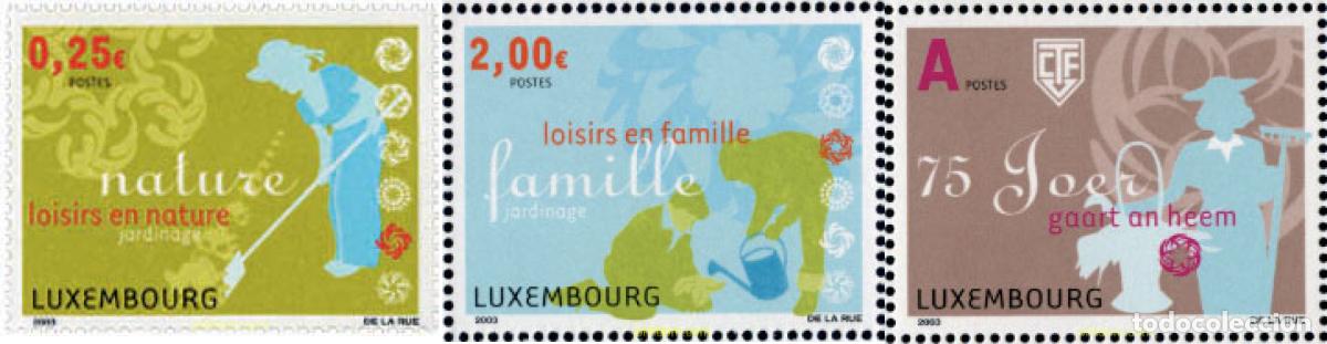 Sellos: 135066 MNH LUXEMBURGO 2003 75 ANIVERSARIO DE CASA Y JARDIN