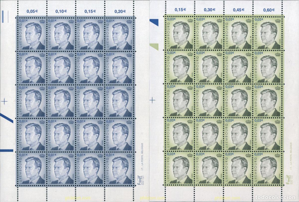 Sellos: 136164 MNH LUXEMBURGO 2003 GRAN DUQUE HENRI
