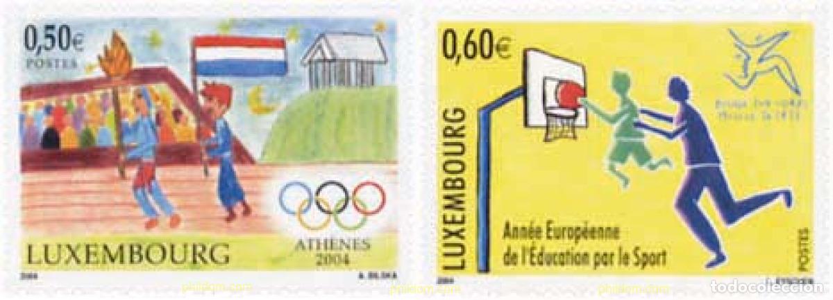 Sellos: 139755 MNH LUXEMBURGO 2004 28 JUEGOS OLIMPICOS DE VERANO ATENAS 2004