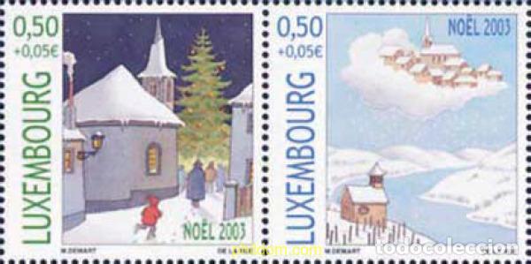 Sellos: 142000 MNH LUXEMBURGO 2003 NAVIDAD