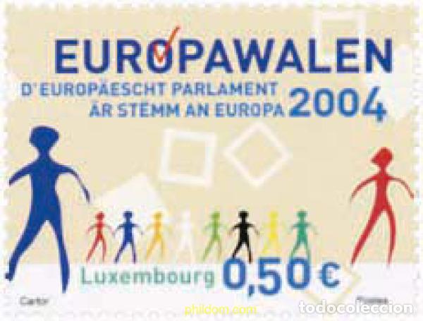 Sellos: 142018 MNH LUXEMBURGO 2004 ELECCIONES EUROPEAS