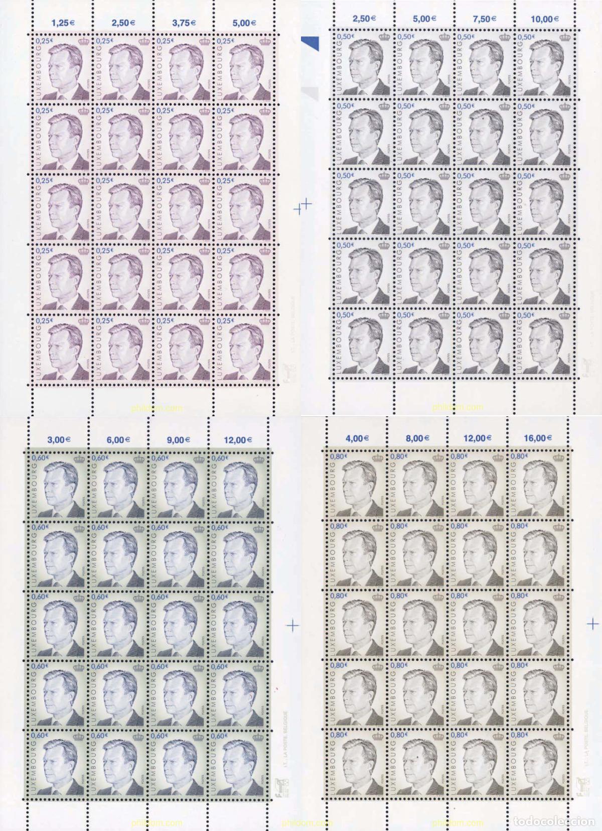 Sellos: 142013 MNH LUXEMBURGO 2004 GRAN DUQUE HENRI