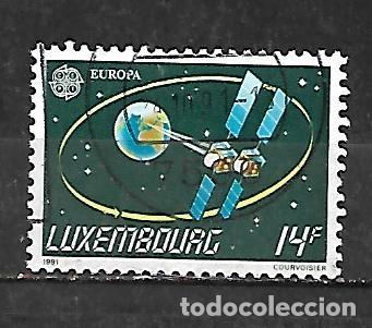Sellos: 1991: Europa. Europa en el espacio - Sat&eacute;lite &rdquo;Astra&rdquo; de TV (usado)