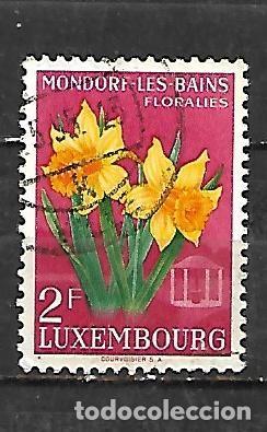 Sellos: 1955: Festival floral de Mondorf - les - Bains - Narcisos (usado)