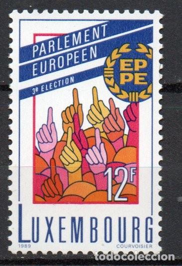 Sellos: LUXEMBURGO A&Ntilde;O 1989 YV 1172*** III ELECCIONES AL PARLAMENTO EUROPEO VOTACIONES MANOS