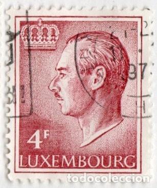 Sellos: Luxemburgo. Gran Duque Juan. 1971. YT-779b. Usado