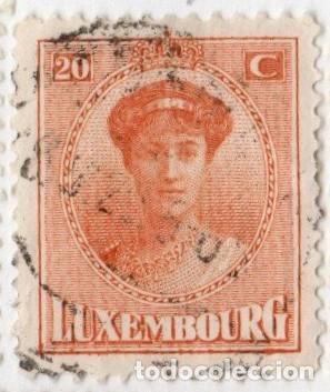 Sellos: Luxemburgo. Gran Duquesa Carlota. 1921-22. YT-125. Usado