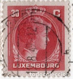 Sellos: Luxemburgo. Gran Duquesa Carlota. 1944-46. YT-338. Usado