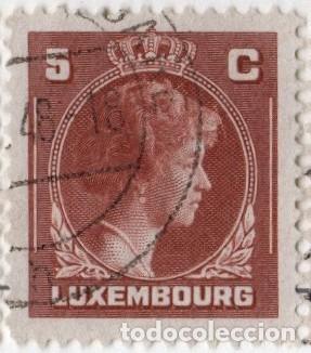 Sellos: Luxemburgo. Gran Duquesa Carlota. 1944-46. YT-334. Usado