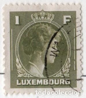 Sellos: Luxemburgo. Gran Duquesa Carlota. 1944-46. YT-345. Usado
