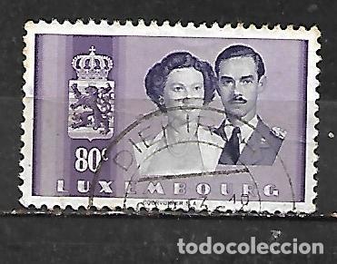 Sellos: 1953: Boda real de la princesa Josephine - Charlotte de B&eacute;lgica con el gran Duque Juan (usado)