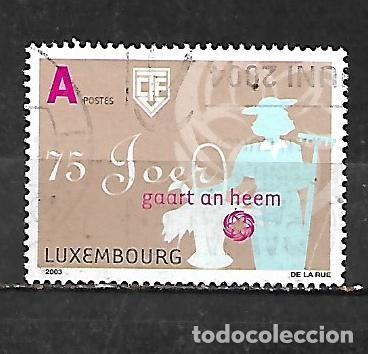 Sellos: 2003: 75 Aniversario de la liga luxemburguesa de las parcelas de jard&iacute;n para su cuidado (usado)