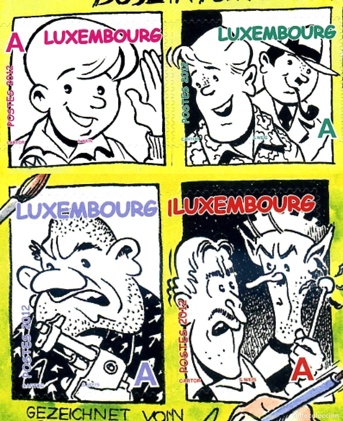 Sellos: 278193 MNH LUXEMBURGO 2012 LAS AVENTURAS DE DE MIL'S
