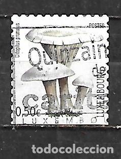 Sellos: 2004: Setas de Luxemburgo - Hongo molinera (usado) autoadhesivo