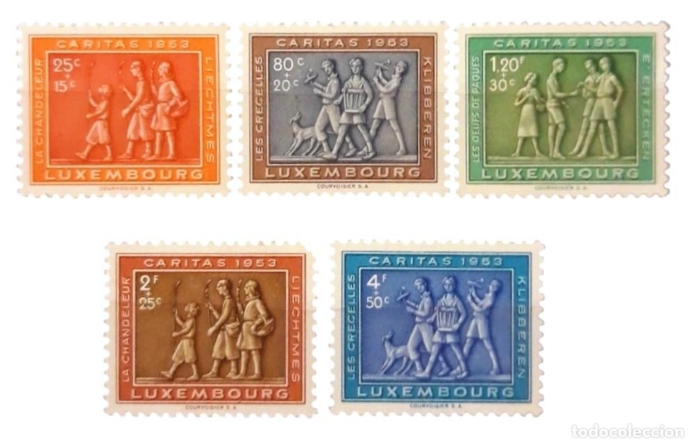 Sellos: LUXEMBURGO 1953 Folklore. NUEVO - MNH.