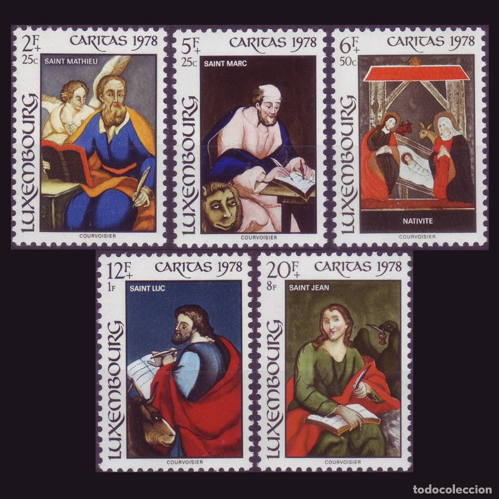 Sellos: 5v Luxemburgo 1978 | Caritas &acute;78 | Yv: 926/30 - Mi: 976/80 MNH **
