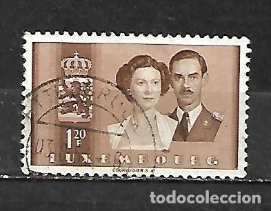 Sellos: 1953: Boda real de la princesa Josephine - Charlotte de B&eacute;lgica con el gran Duque Juan (usado)