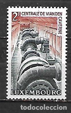 Sellos: 1964: Estructura hidr&aacute;ulica de Vianden - Bajo tierra (MNH**)