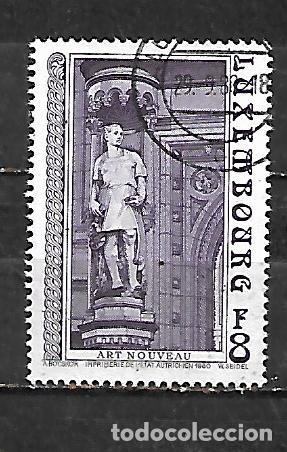 Sellos: 1980: Art Nouveau. Esculturas de Jean Mich, 1871 - 1932 - Mercurio (usado)