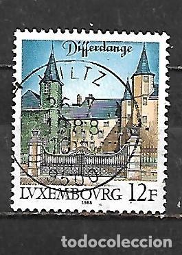 Sellos: 1988: Castillo de Differdange. Siglo XVI (usado)