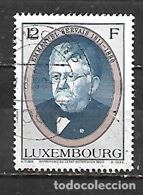 Sellos: 1990: Antiguos presidentes del gobierno luxemburgu&eacute;s - Emmanuel Servais, 1811 - 1890 (usado)