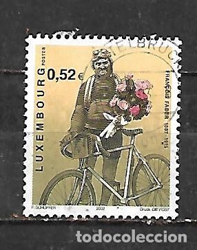Sellos: 2002: Tour de France 2002 - Fran&ccedil;ois Faber, 1887-1915. Campe&oacute;n 1909 (usado)