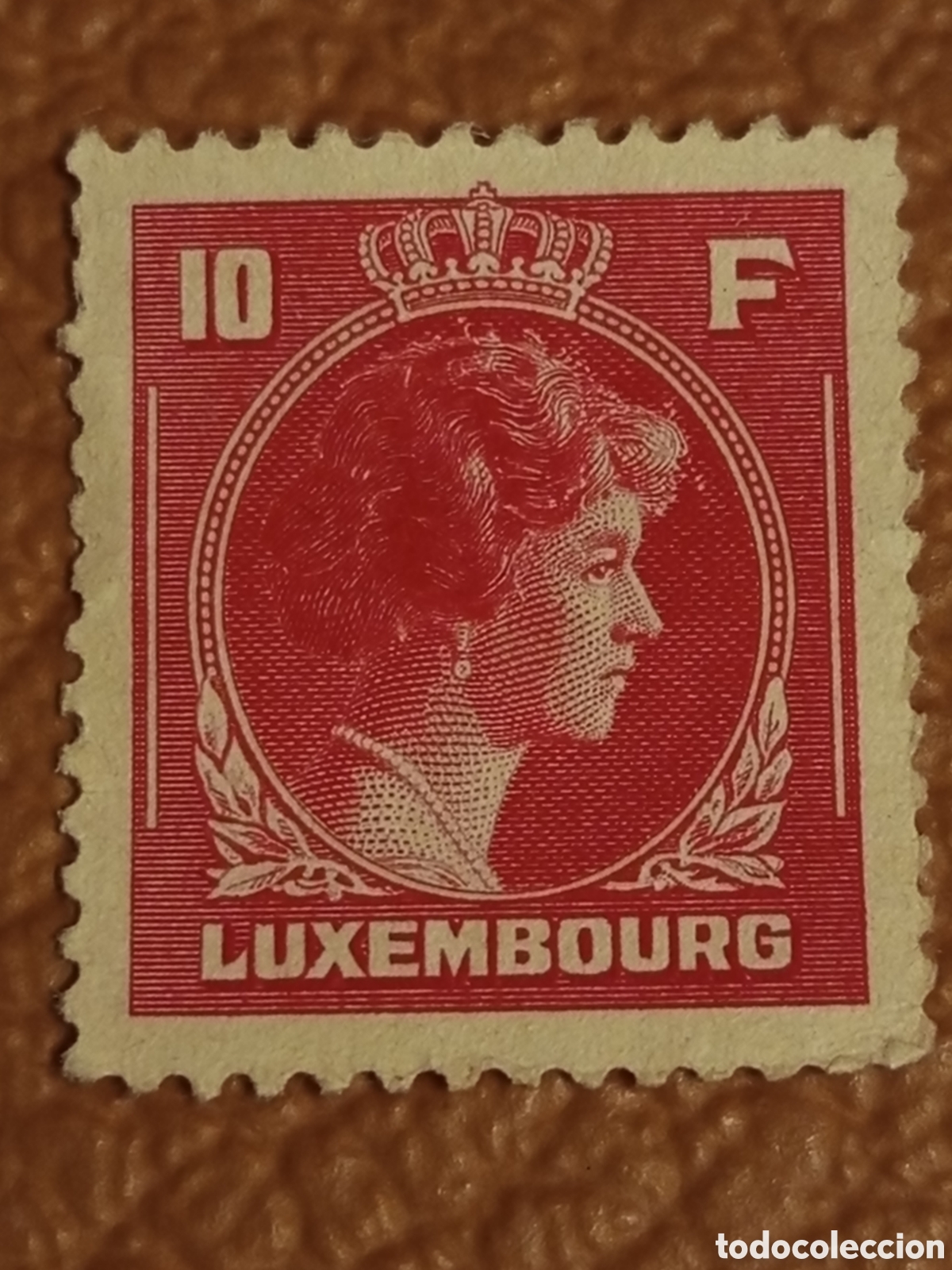 Sellos: Sello Luxemburgo 1926 Michel 178 / Prifix 186 Gran Duquesa Carlota 10 F mh