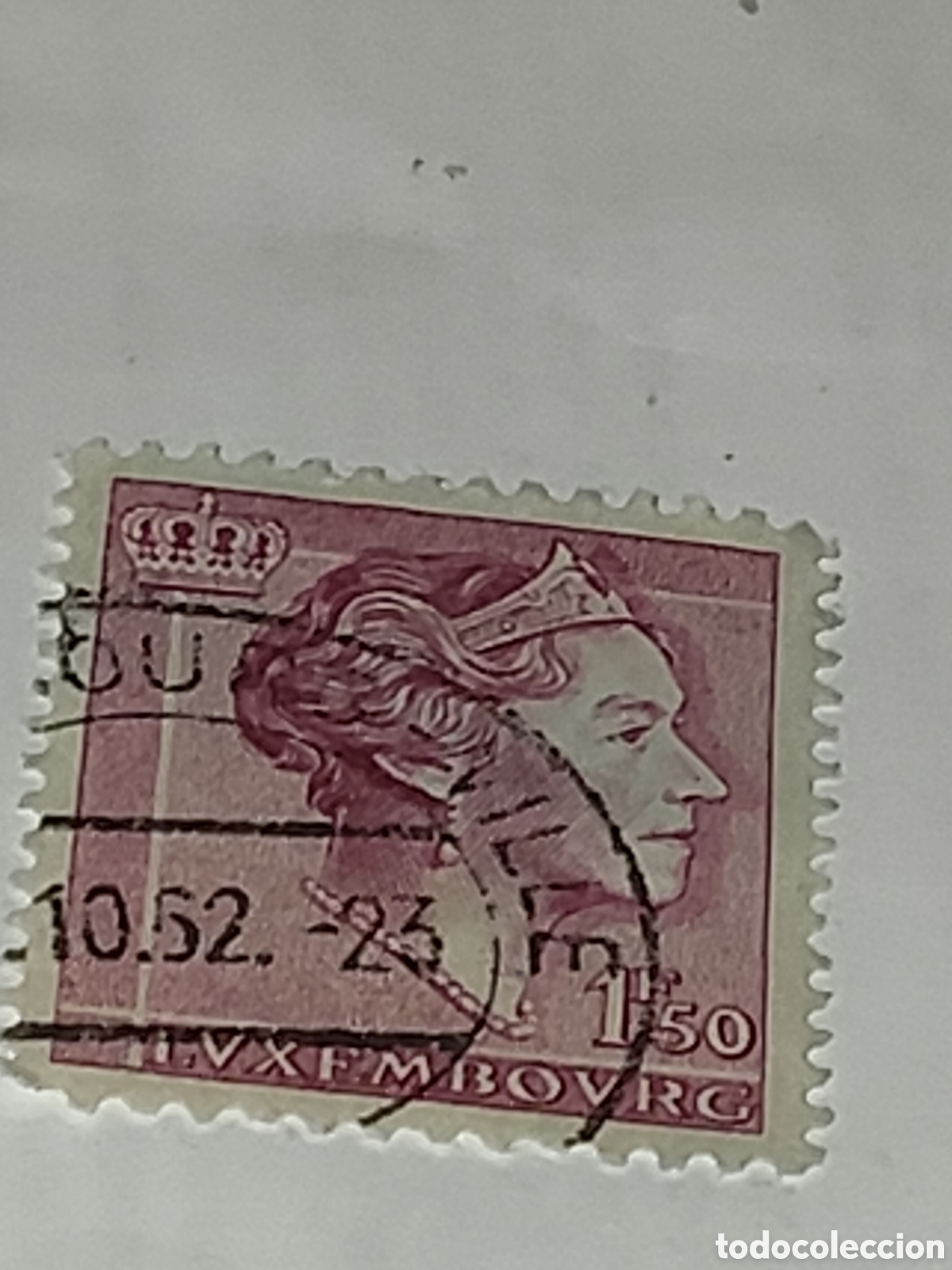 Sellos: Sello de Luxemburgo Gran Duquesa Carlota de Luxemburgo 1960 usado