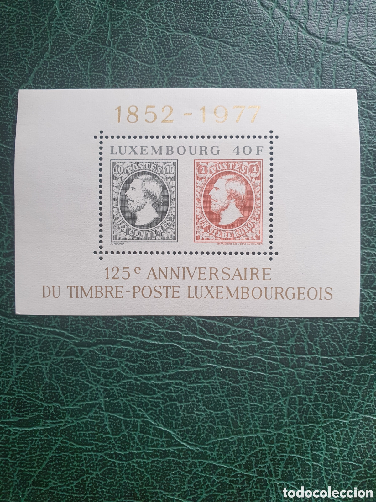 Briefmarken: Hoja bloque 125 aniversario. Luxemburgo
