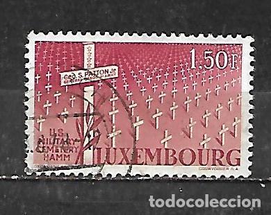 Sellos: 1947: Homenaje al general George Smith Patton, 1885 - 1945. Liberador de Luxemburgo (usado)